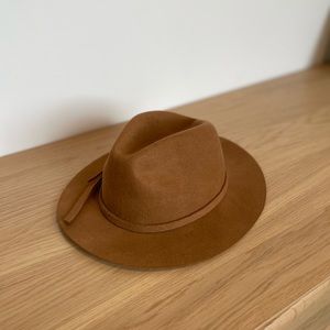 Prana Fedora Wide Brim Wool Hat